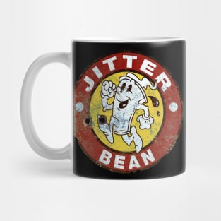 jitter bean coffee. Mug